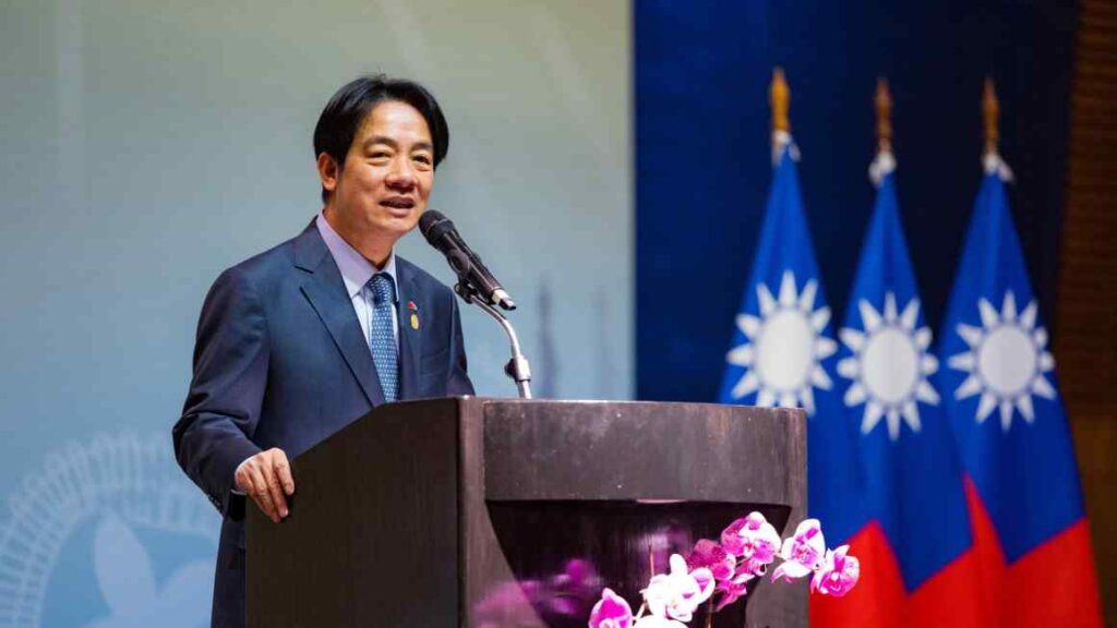 China launches navy drills around Taiwan after vice-president’s US stopover