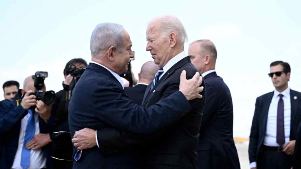 Netanyahu is an albatross spherical Biden’s neck