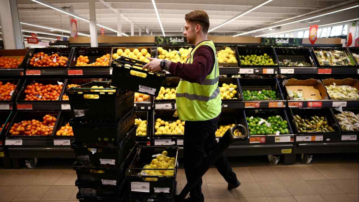 UK grocery set apart inflation falls at fastest payment on file, be taught shows
