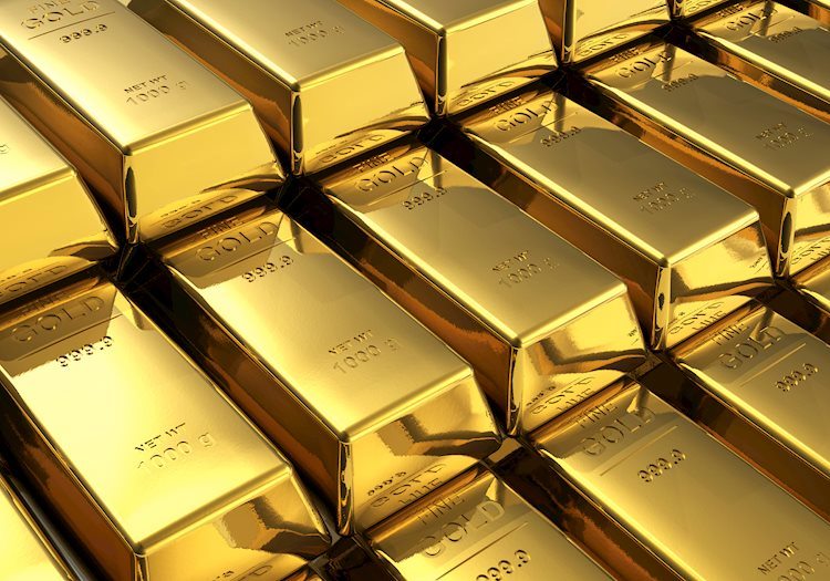 Gold heed sticks to modest gains as sliding US bond yields protect USD bulls on defensive