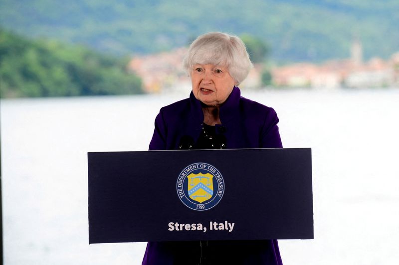 European banks in Russia face ‘terrible lot of possibility’, Yellen says