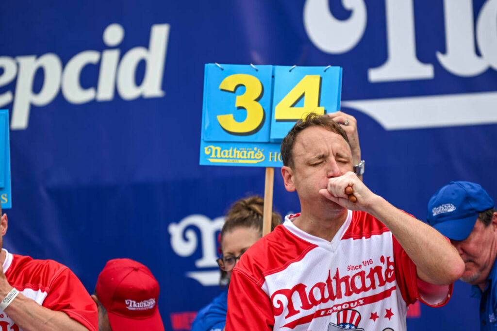 Nathan’s sizzling-dog though-provoking champ Joey Chestnut is now promoting plant-based mostly franks