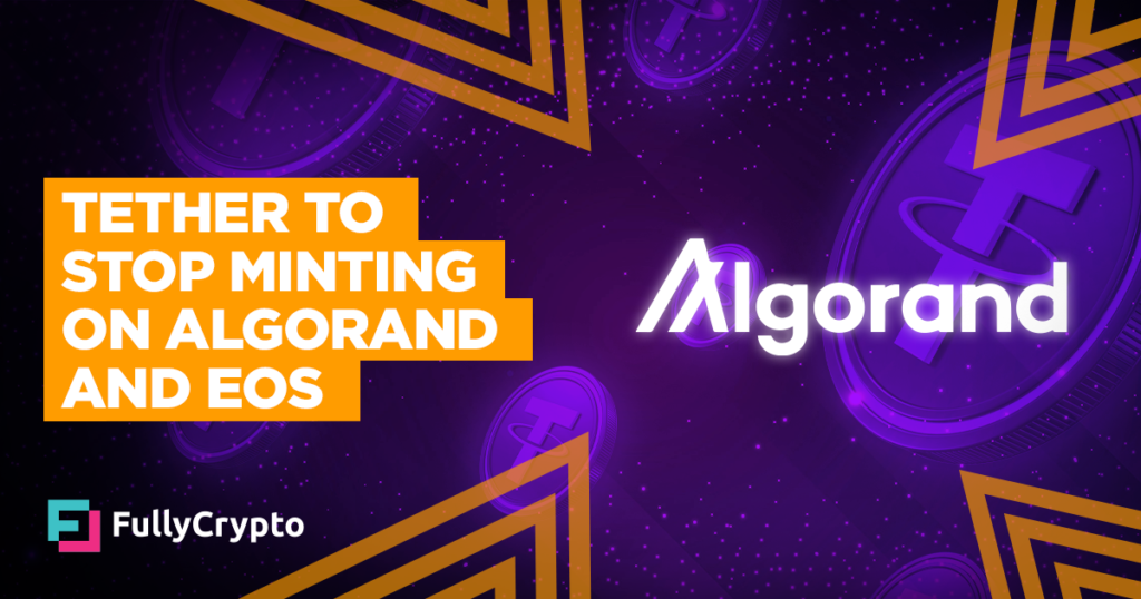 Tether to Live Minting on Algorand and EOS