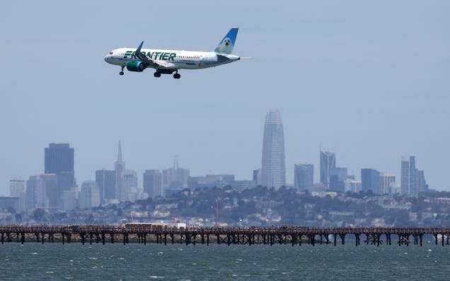 A man tried to choke a Frontier flight attendant and stated the plane modified into ‘going down,’ authorities instruct