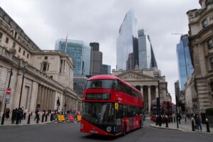 Bank of England leaves charges at 5%, pound hits highest since March 2022