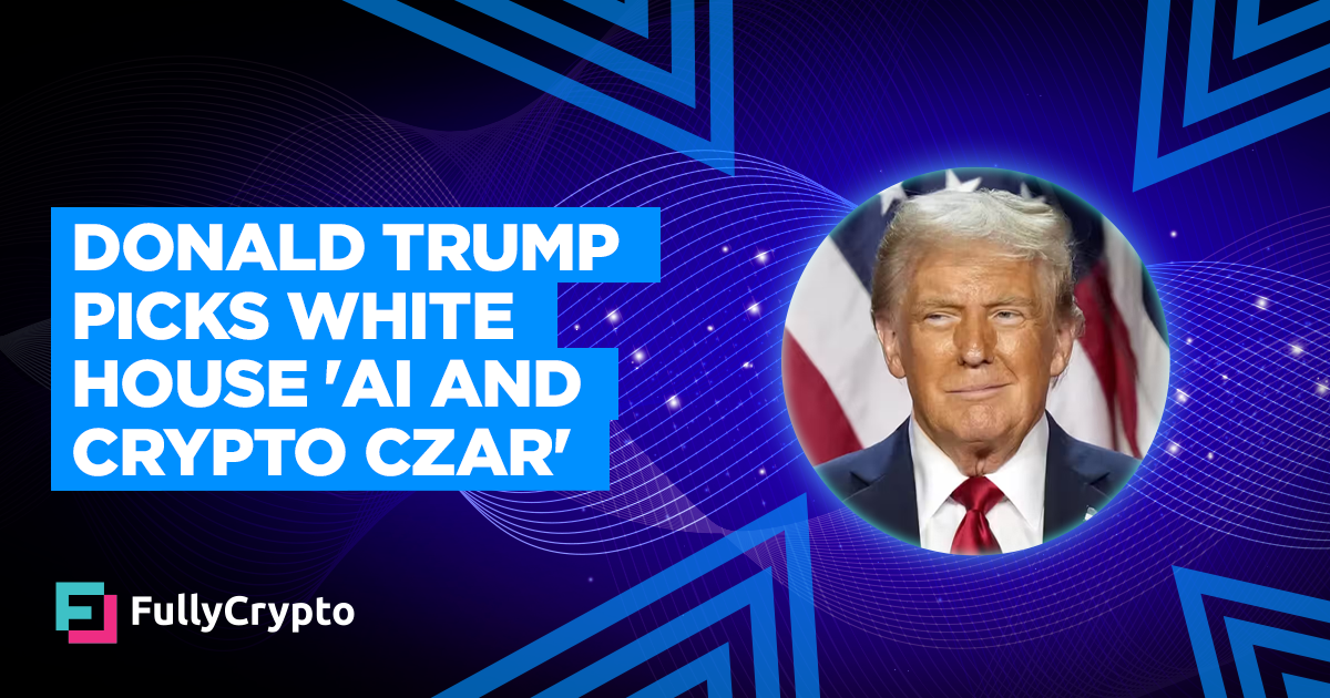Donald Trump Names White Dwelling ‘AI and Crypto Czar’