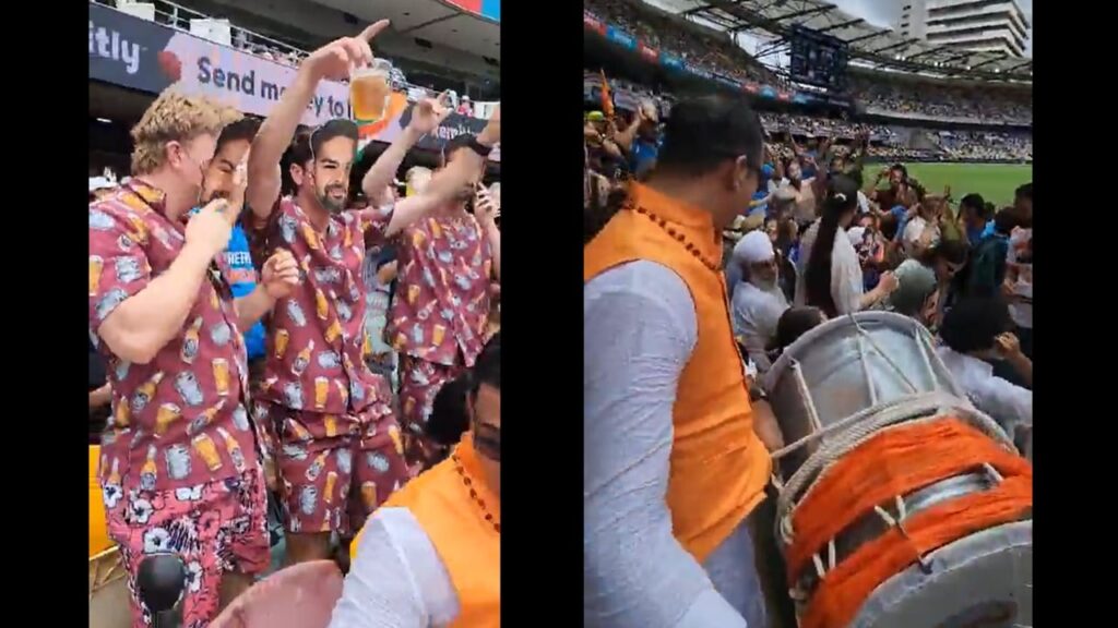 Gaze: Fans wear Rishabh Pant’s face masks and dance on dhol beats at Gabba check