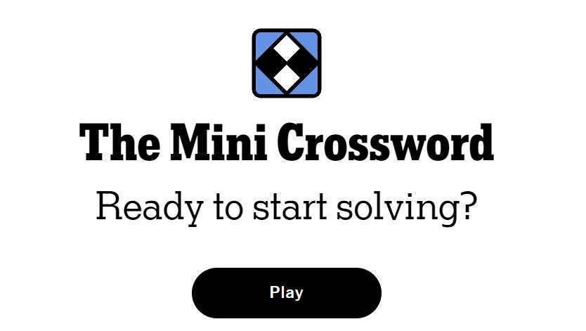 NYT Mini Crossword Clues And Solutions For Saturday, January 25