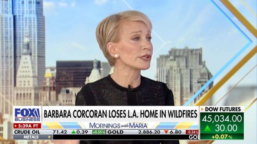 Barbara Corcoran Insists ‘100%’ of Palisades Residents Will Return After Wildfires-but Warns Payment of Rebuilding Will Be Great Elevated Than Anticipated