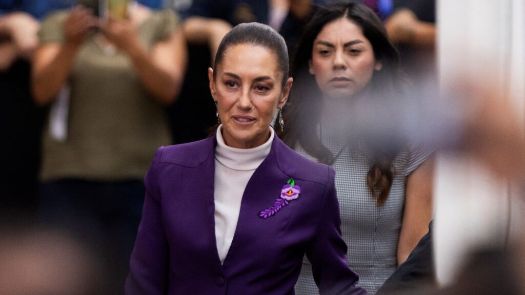 President Claudia Sheinbaum says she sees Mexico heading off reciprocal tariffs