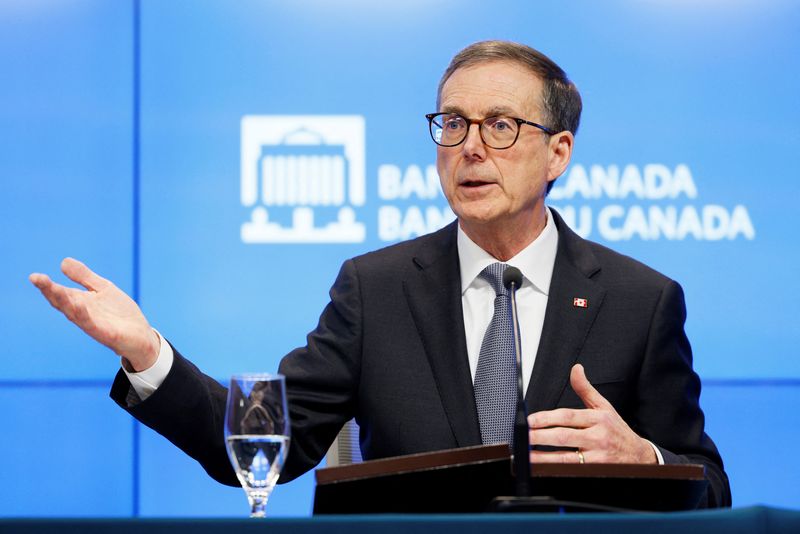 Monetary institution of Canada considered leaving charges unchanged, governor tells Reuters