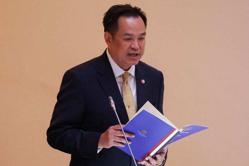 Thailand’s unusual PM outlines insurance policies to parliament amid economic challenges