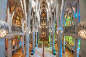 Sagrada Família has 2,000 tonnes of Derbyshire sandstone