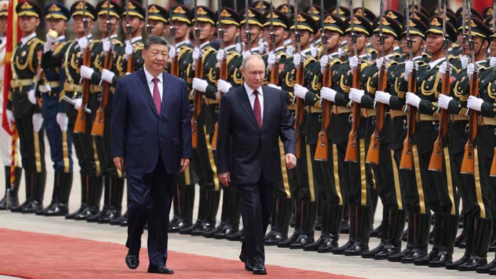 Putin hails ‘unprecedented’ China ties in Xi assembly