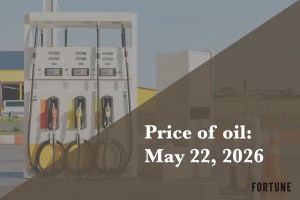 Recent price of oil as of Would possibly maybe well unbiased 22, 2026