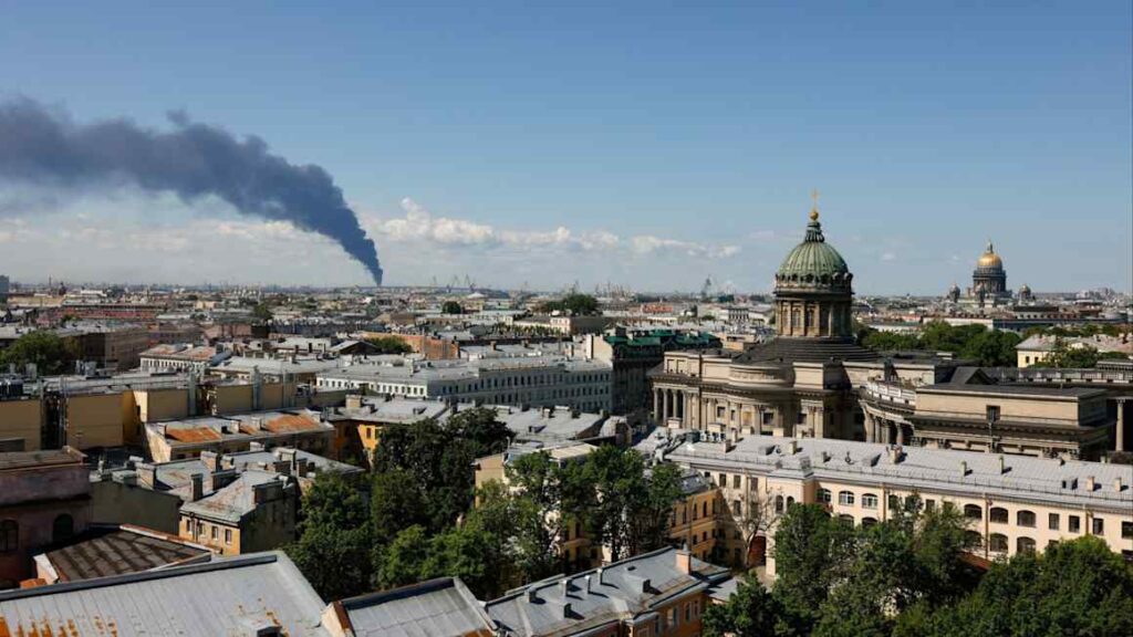 Ukraine strikes St Petersburg as Putin’s discussion board will get under manner
