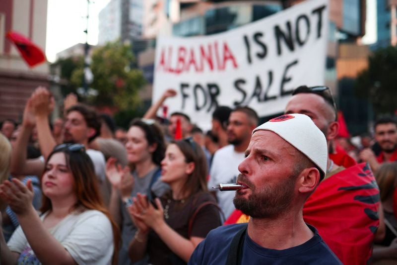 Albania protests swell as opposition to Kushner resort persists