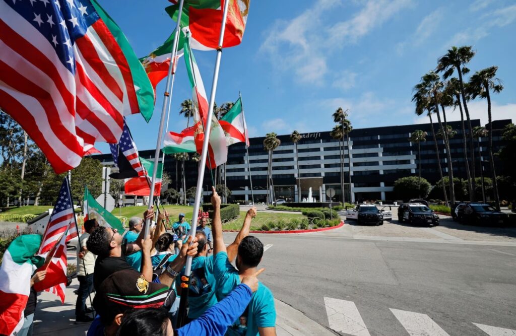 Iranian-Americans thought protests as soccer group prepare for their World Cup opener
