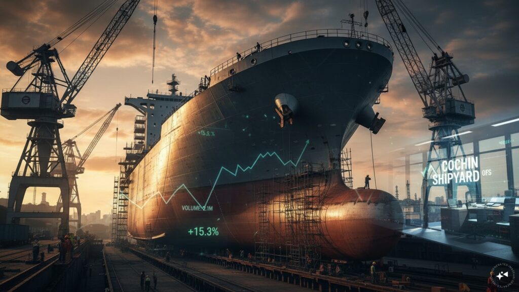Cochin Shipyard shares drop 4%; OFS opens for non-retail merchants this present day