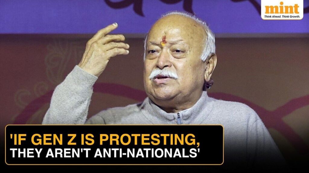 ‘Gen Z protesters now no longer anti-nationwide’: RSS chief Mohan Bhagwat backs dialogue, calls education grievances ‘proper’