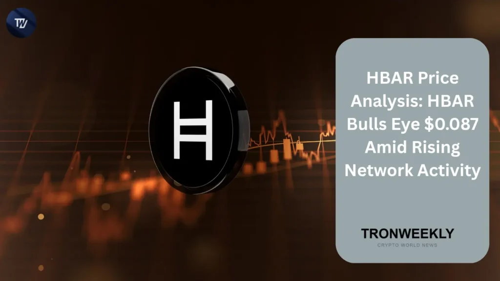 HBAR Designate Evaluation: HBAR Bulls Come all the diagram by $0.087 Amid Rising Community Job
