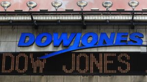 Dow Jones falls 370 functions on Monday
