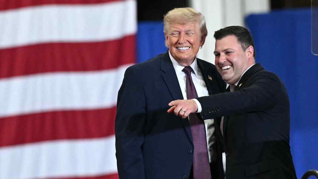 Struggling Republicans elope Trump to originate Maga Inc’s $400mn battle chest