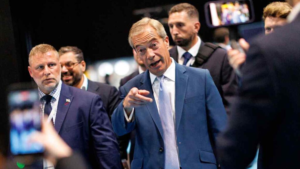 What are the most recent claims in opposition to Nigel Farage?